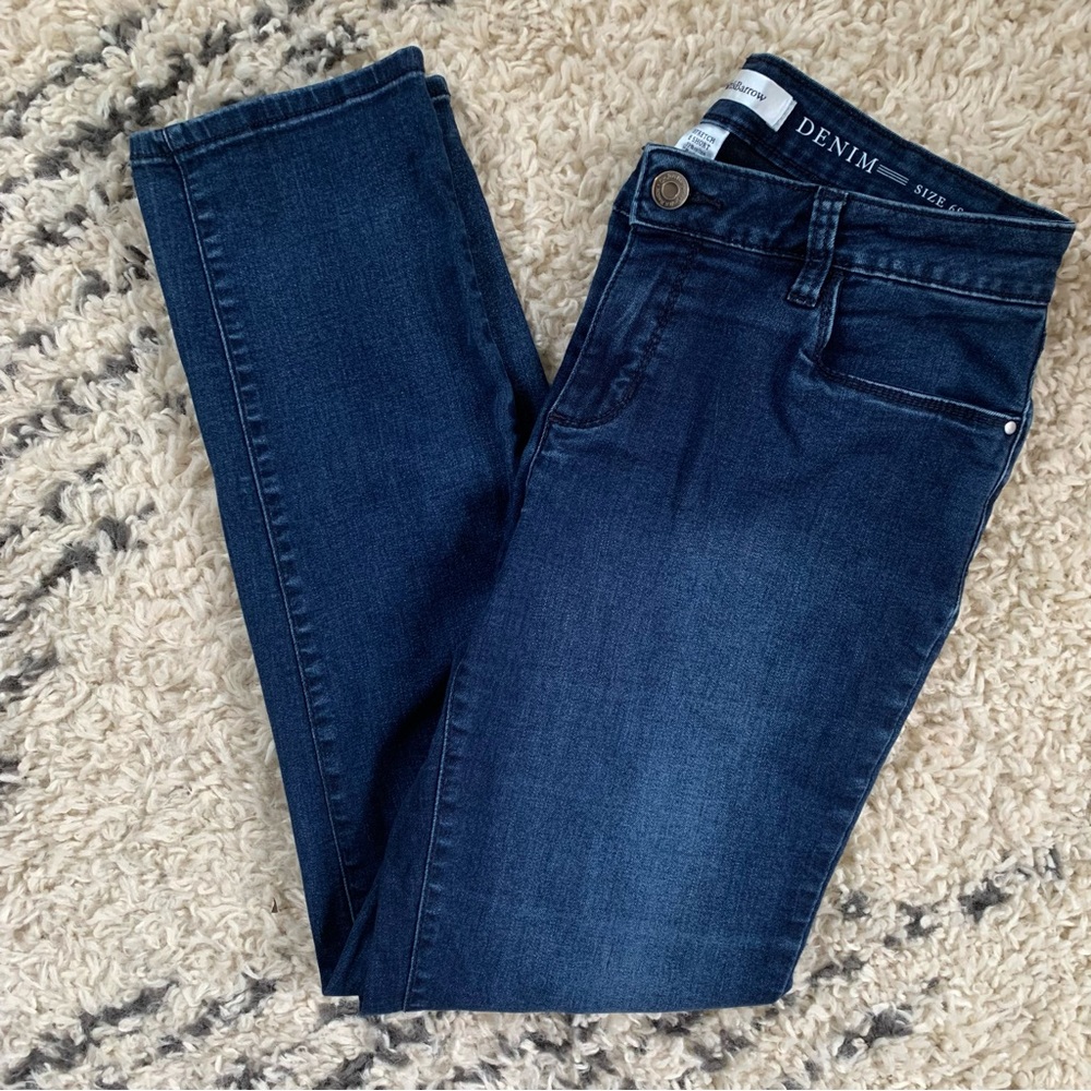 Croft&Barrow Stretch Straight Leg Premium Denim Jeans - 6Short